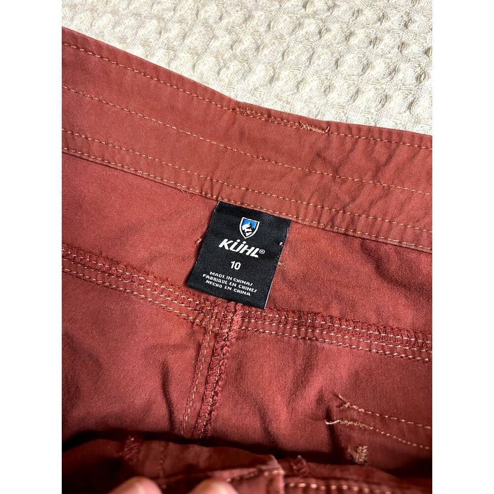 Kuhl Splash Bermuda Hiking Shorts, Size 10 (Red) - Picture 4 of 4